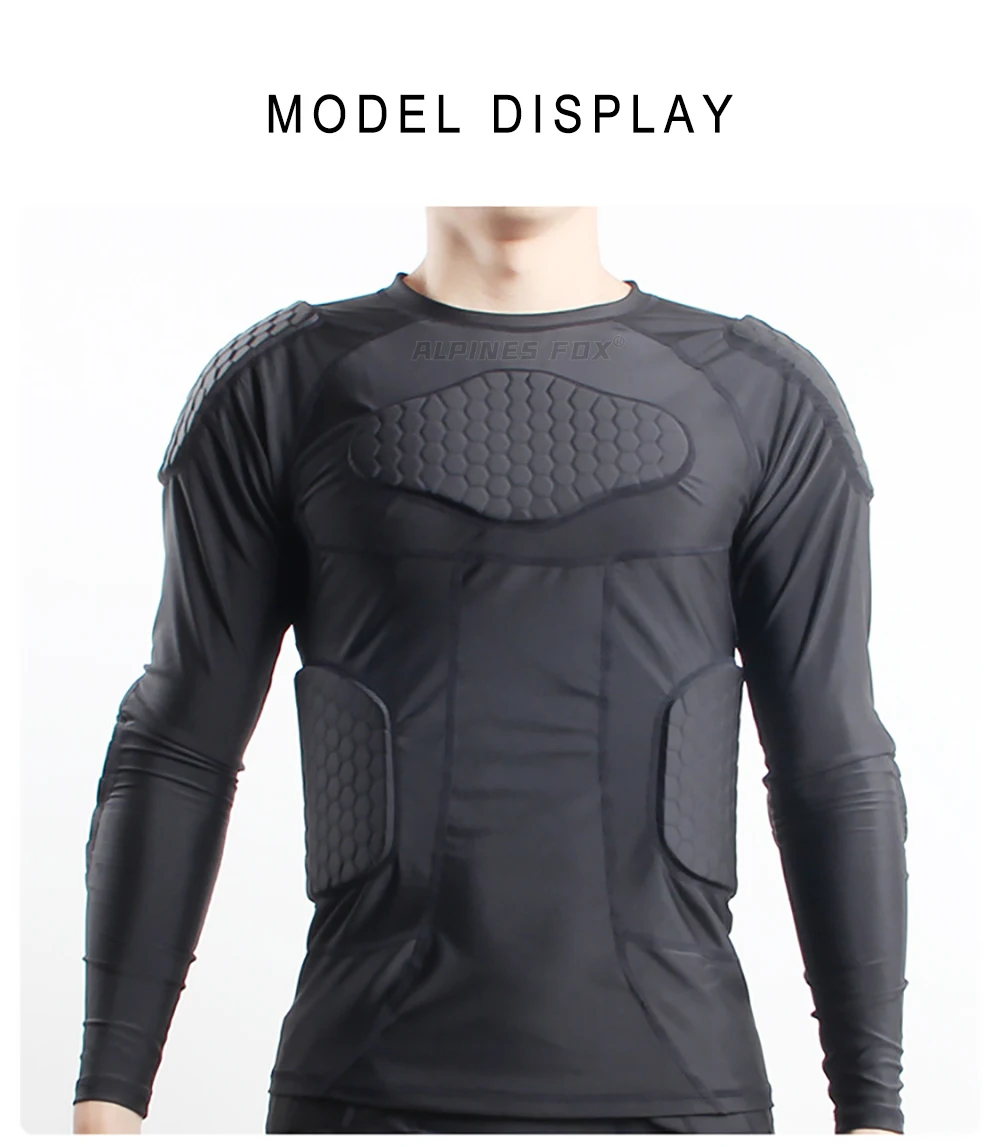 Motorrad Ganzkörper panzer Jacke Schutz Moto Unterwäsche Anti-Kollision Motorrad Reiten Kleidung Waben polster Motocross Tops – Detail 8