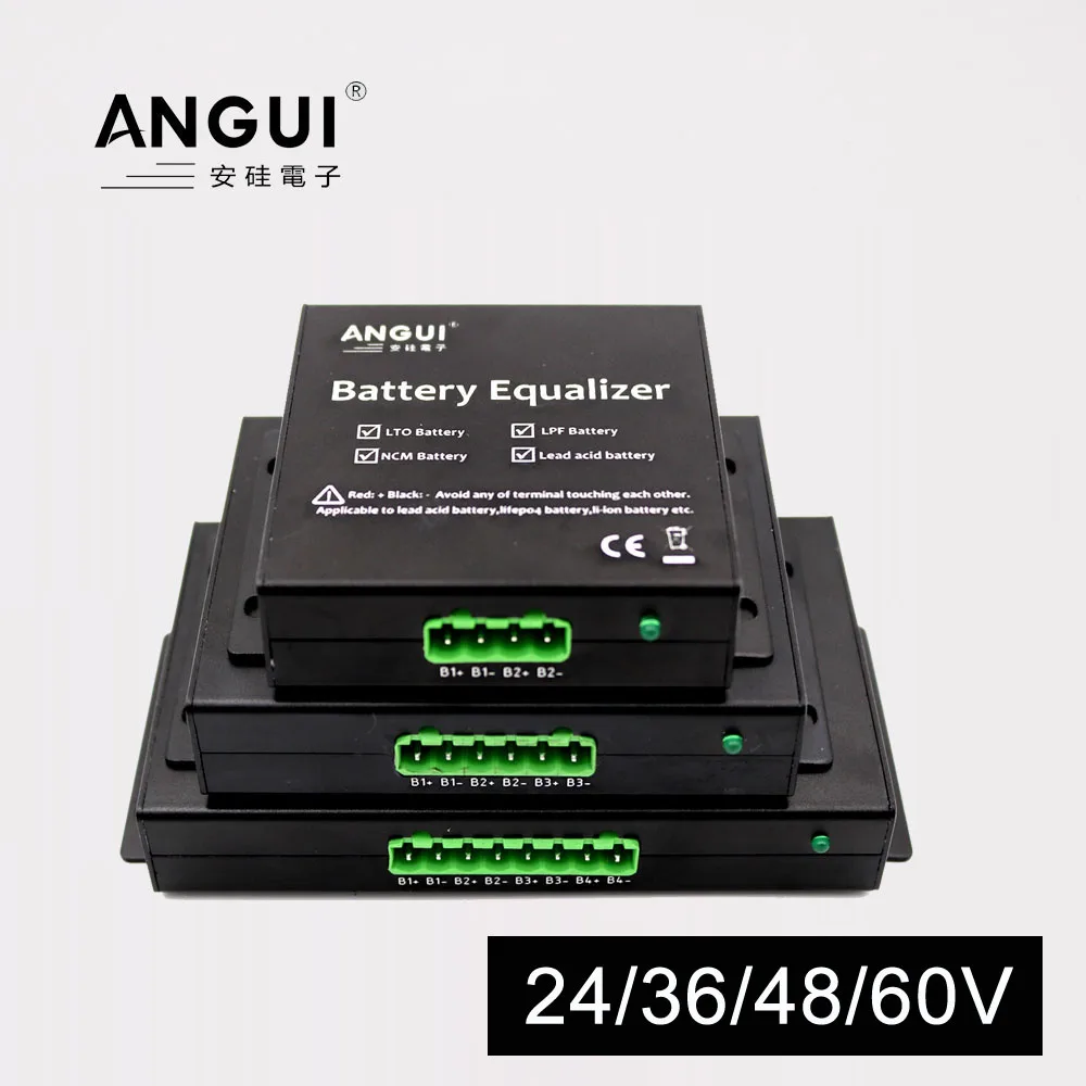 ANGUI 24V 36V 48V 60V Voltage Controller Battery Equalizer Batteries Protecter Active Balancer Lead Acid Li-ion Connect Series