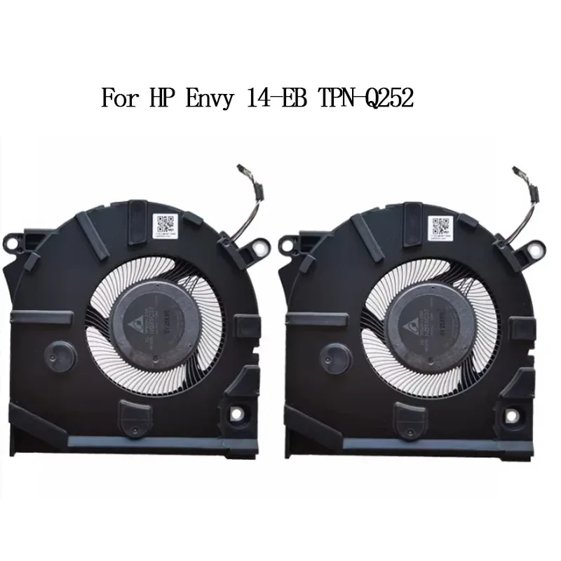 CPU Cooling Fan For HP Envy 14-EB TPN-Q252 14-EB1000 EB0501TU EB0517TX Notebook Cooler Processor Fans M38796-001 ND75C37-20D15