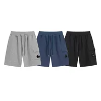 Trendy Brand CP Lens Circles Shorts Unisex Loose Sports Casual Five-Quarter Pants for Couples Summer Comfortable Lightweight
