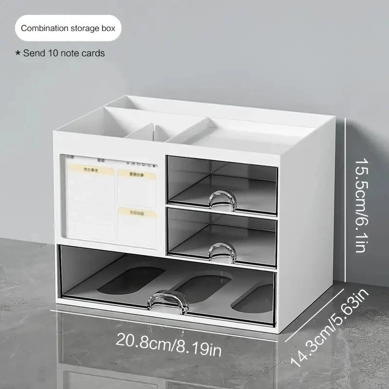 Boîte de rangement de bureau BLOMELStorage, partition raisonnable, accessoires de bureau, organisateurs de porte-stylo, papeterie