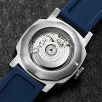 SEAKOSS 100m Diving Men GMT Automatic Mechanical Watches 1963 Clock 2557 Seagull Movement Super Luminous Sapphire Wristwatches photo 3