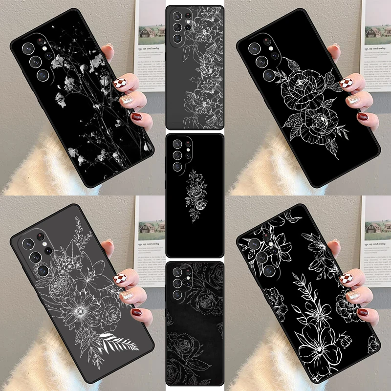 Black Flower Phone … - image