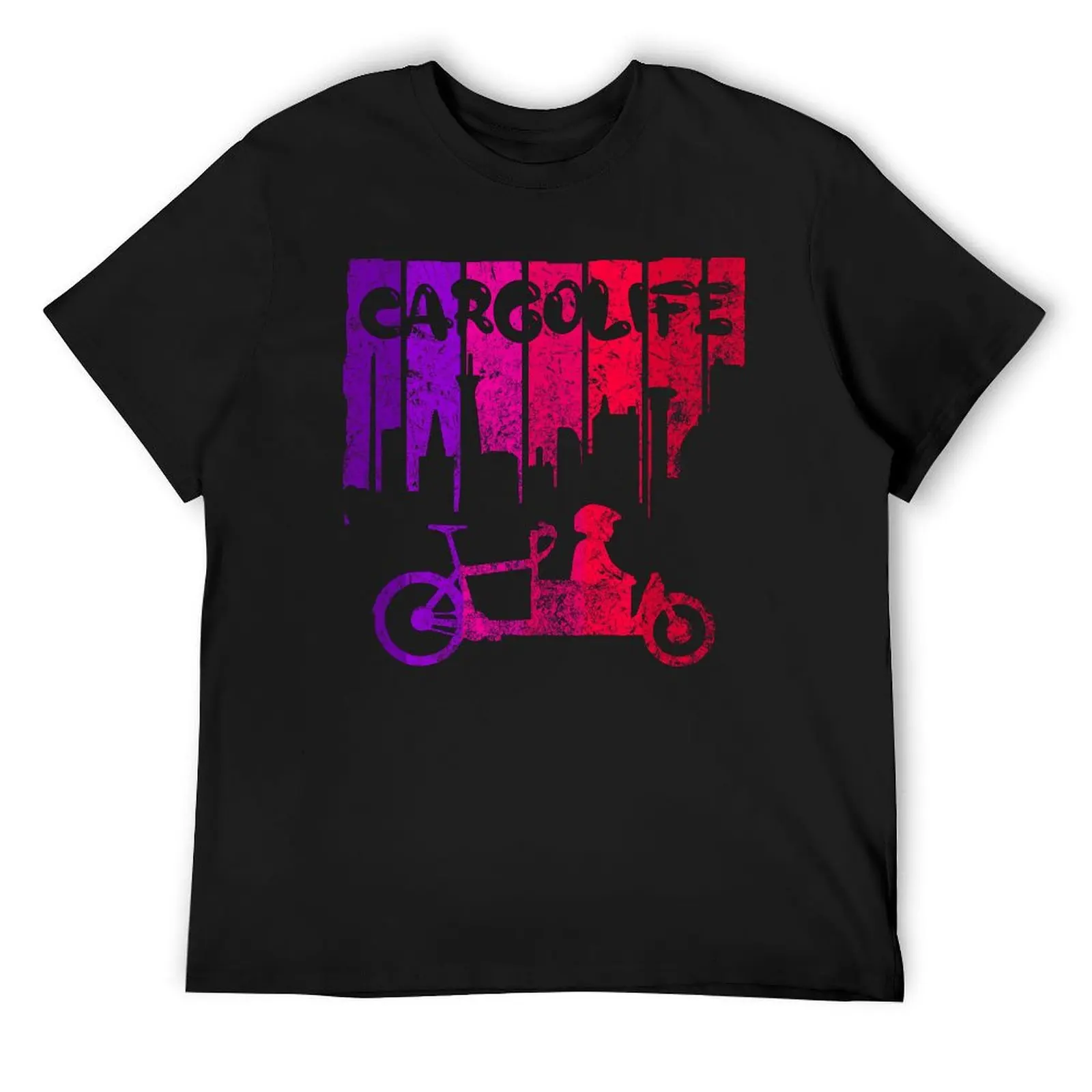 Cargo bike child bicycle climate change T-Shirt anime stuff oversized t shirt designer shirts vintage t shirt men