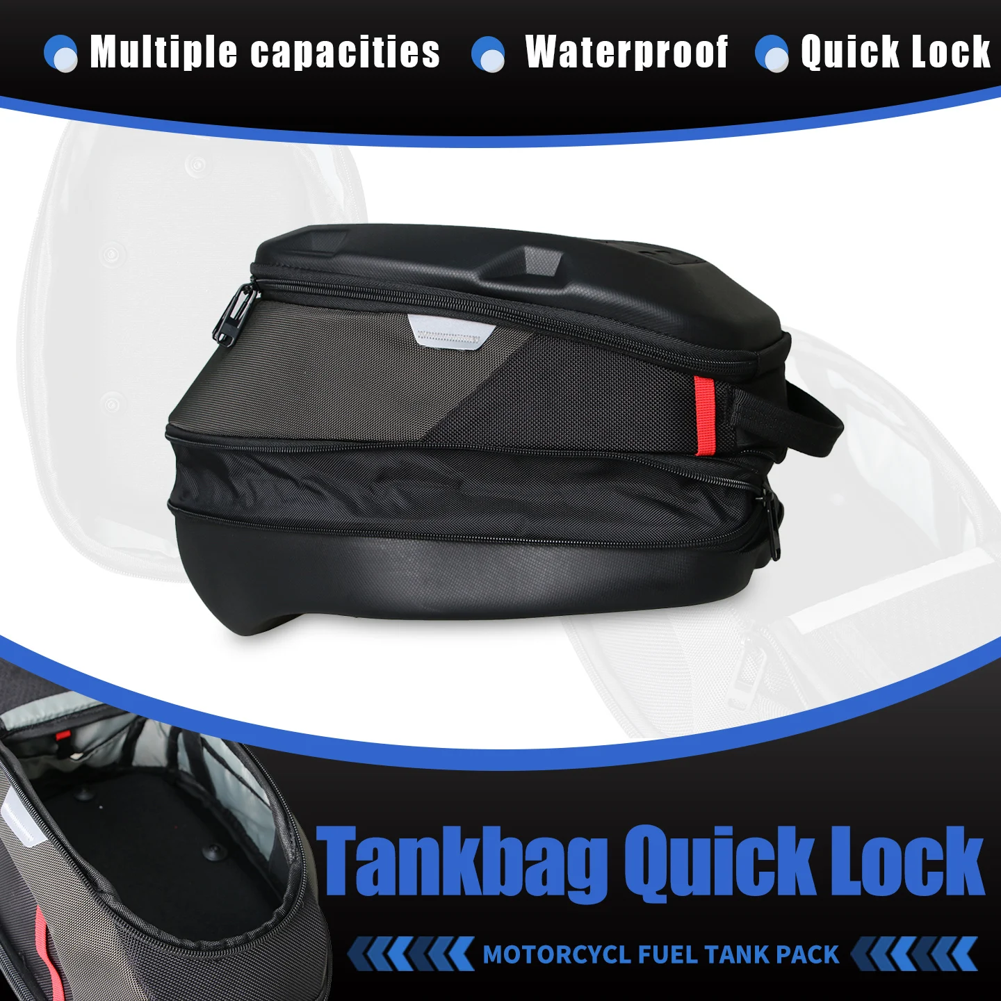 Tankbag Quick Lock For G310GS 2020-2025 Motorcycle Magnetic Fuel Gas Tank Bag Riding Luggage Storage Saddlebag Waterproof