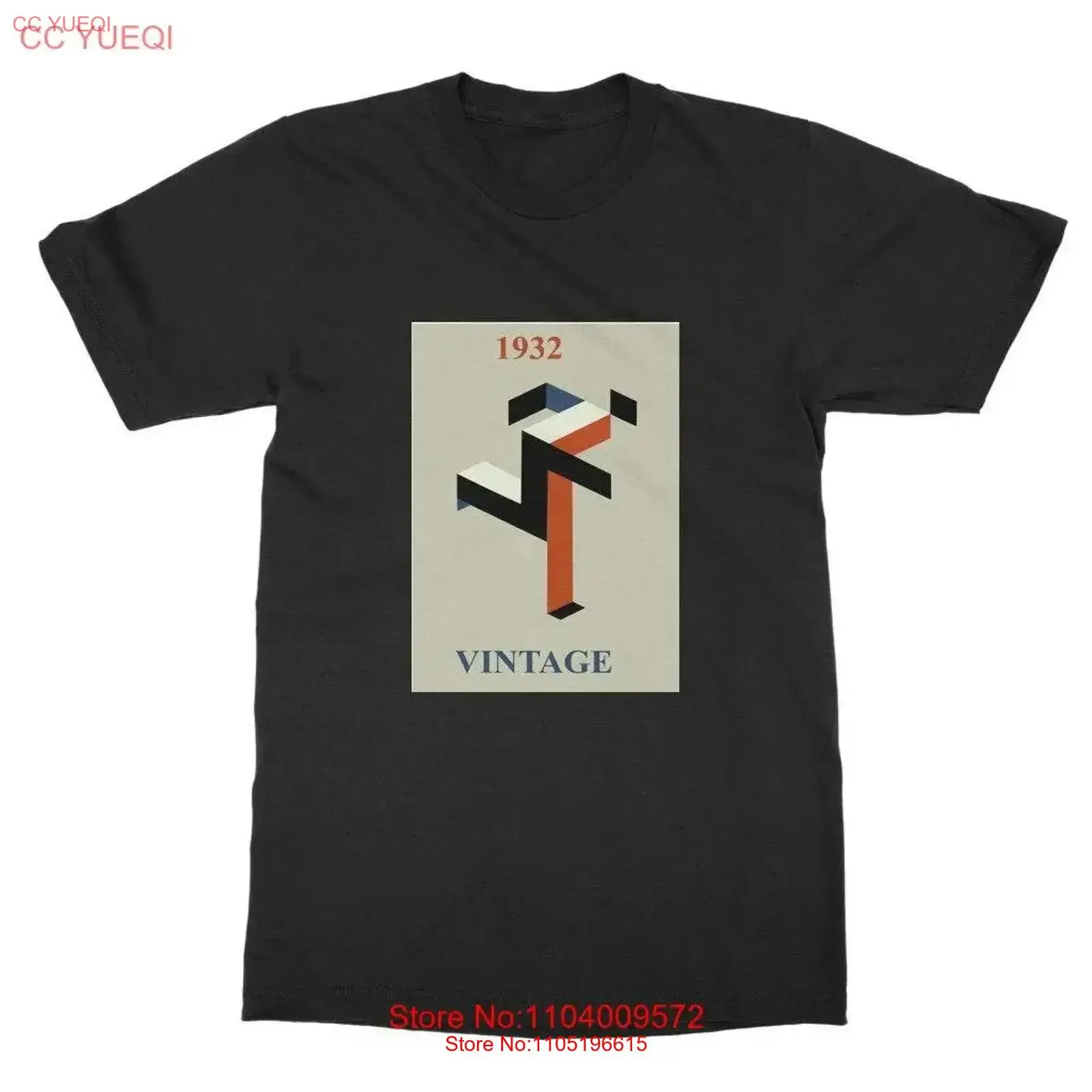 Vintage Classic T Shirt 1932 Geometric Bauhaus Avant garde Art Deco 5 Star Reviews vintage Washed Stylish homme