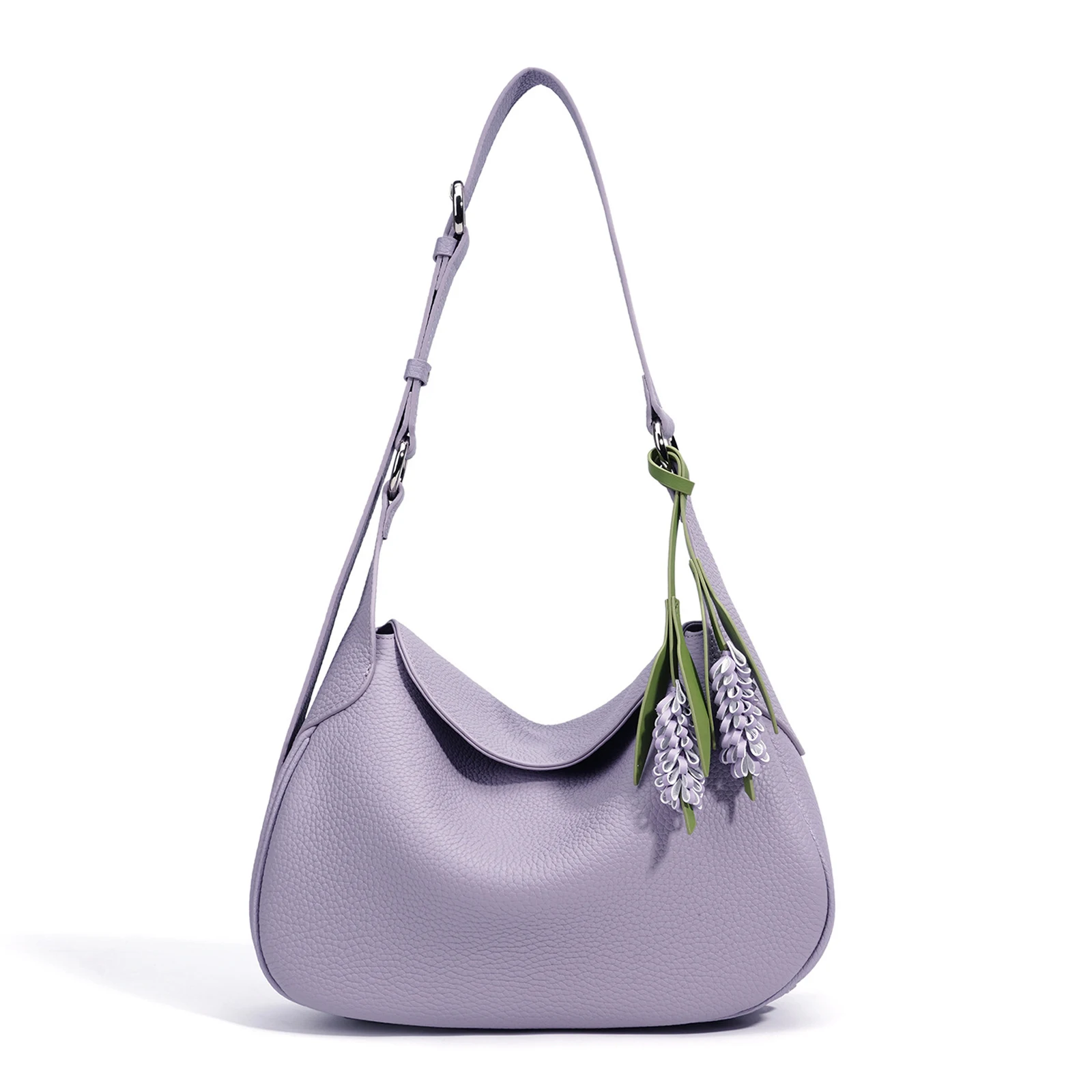 

Spring Genuine Leather Shoulder Bag for Women Minimalist Luxury Crossbody Bag Unique Designer Elegant Daily Commute Handbag