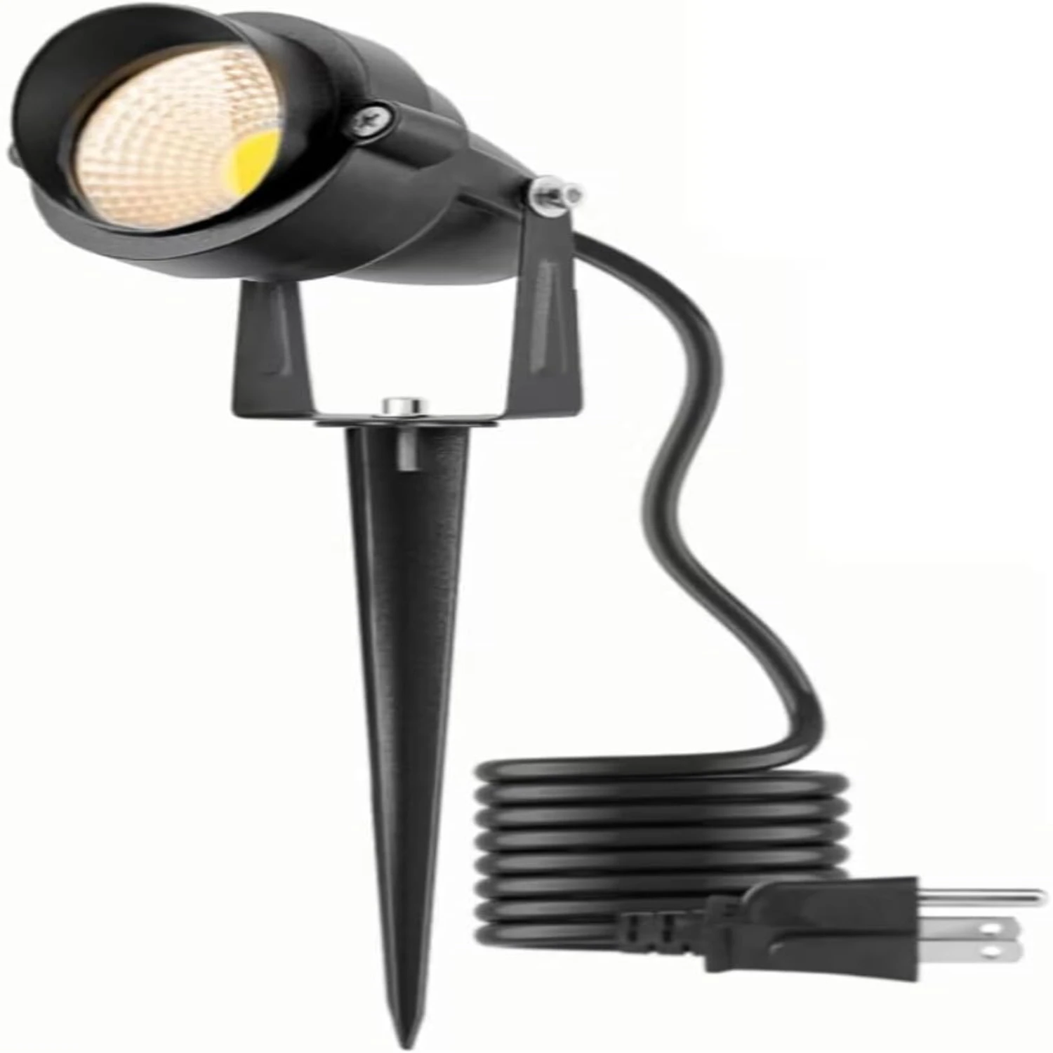 Enhanced Durable ETL Listed COB LED Spotlight - Reliable Long-lasting Performance for Garden Yard Decor and Outdoor Illumination