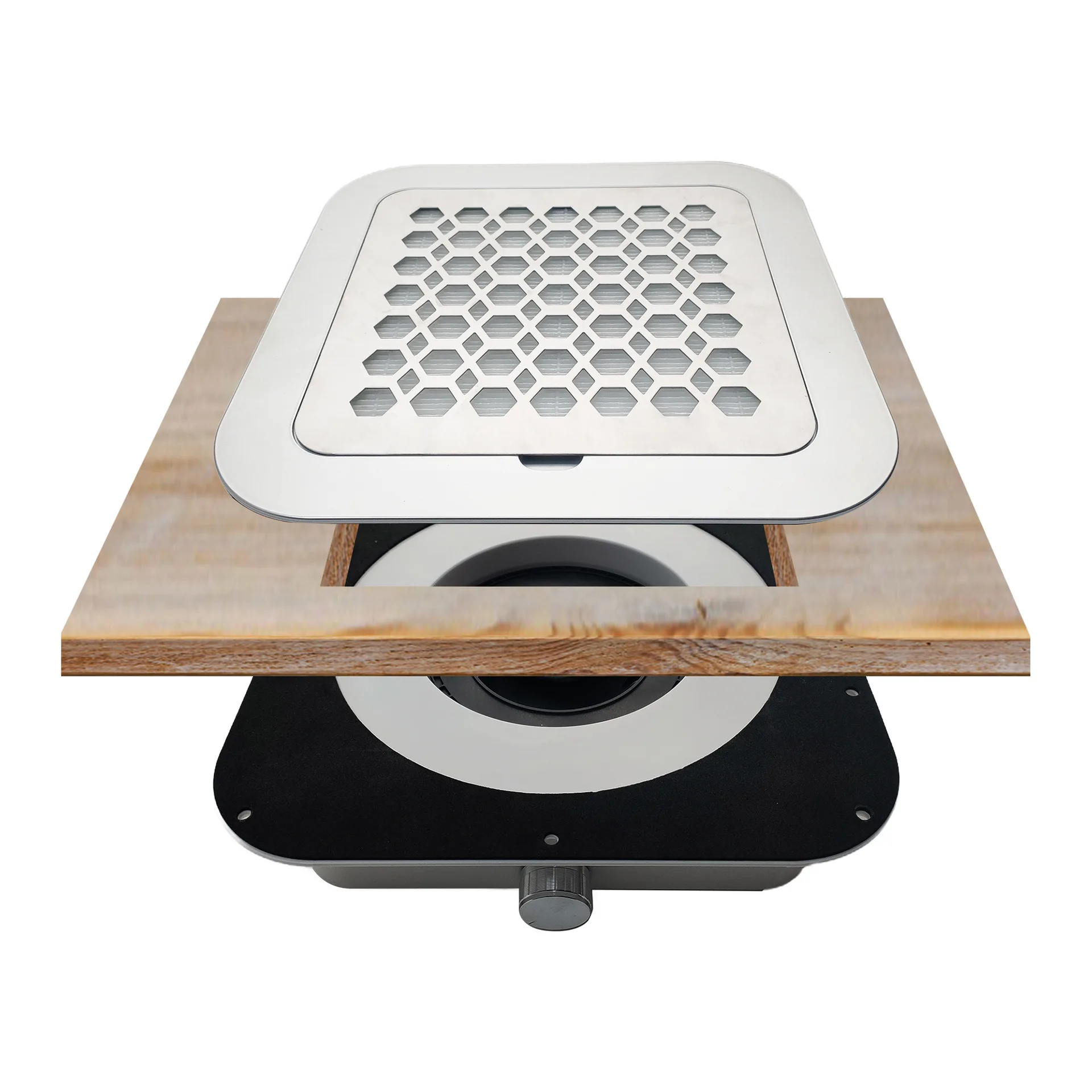 Nail Dust Collector 60W High Power Brushless Vacuum Cleaner Low Noise Salon Nail Table