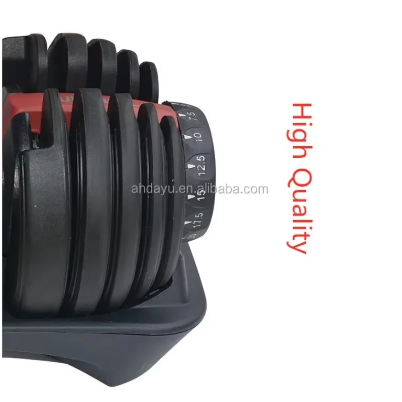 New Style  Weights Set Dumbells Black 17-stage Weight Adjustable Gym Dumbbells 40Kg 90lb