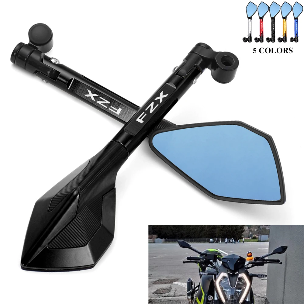 For YAMAHA FZX 150 250 700 750 FZX150 FZX250 FZX700 FZX750Motorcycle CNC Aluminum Rear View Rearview Mirrors Side Mirror