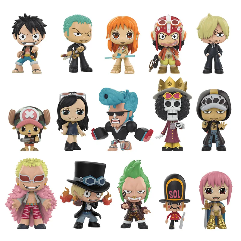 Funko Pop Anime & Manga une pièce mystère Minis Luffy Sauron Q Version boîte aveugle Figure jouets pour garçons cadeau ornements à collectionner