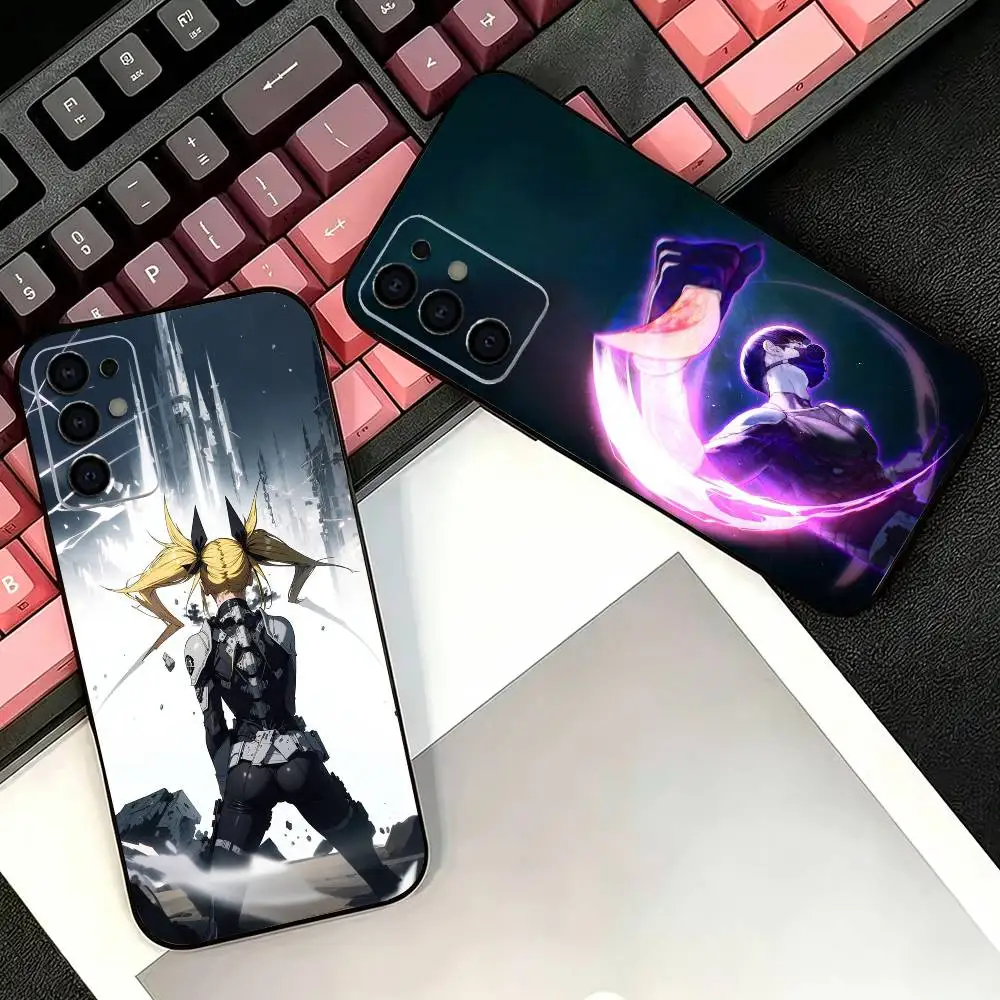 Action-packed 8 J-Kaiju No.8 anime  Soft Black Phone Case for Samsung S26,25,24,21,22,21,20,10,9,8,7,6Ultra,Plus,Fe, Lite
