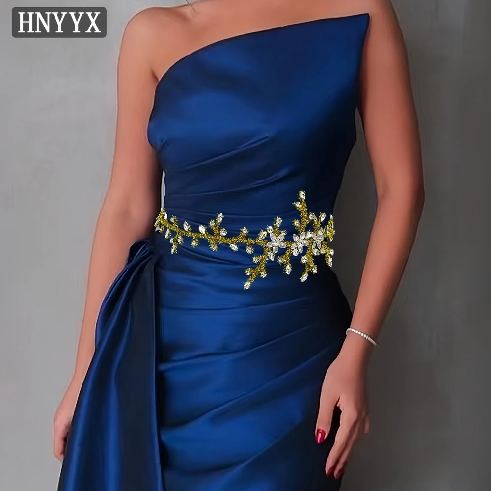 HNYYX Sparkling Rhinestone Belts Yellow Pipe Plush Weaving Sashes Vintage Gorgeous Waist Decoration With Organza Ribbons SA385