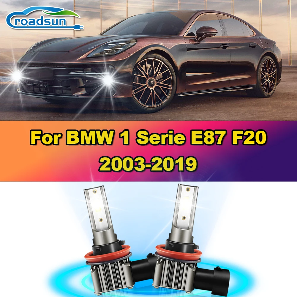 

H11 H9 H8 LED Fog Light 100W Canbus No Error Fog Lamp Bulb 6000K For BMW 1 Serie E87 F20 2003-2013 2014 2015 2016 2017 2018 2019