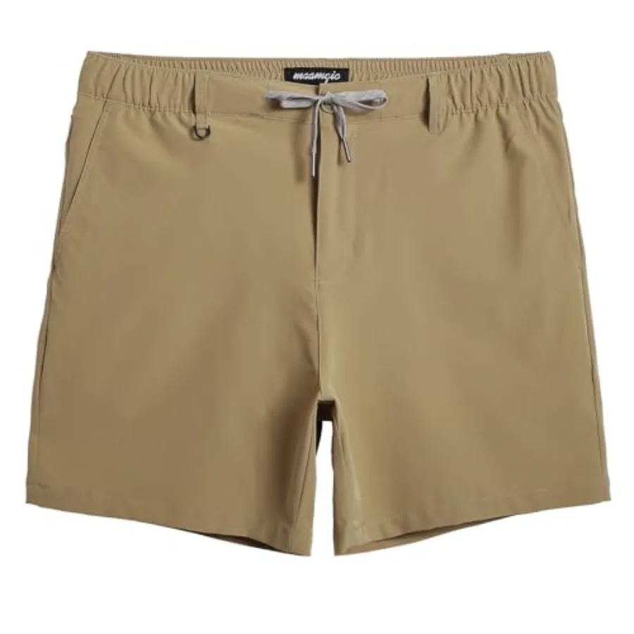 

maamgic Men's/ Casual Classic Fit Shorts with Multi-Pocket Quick Dry Sports Shorts