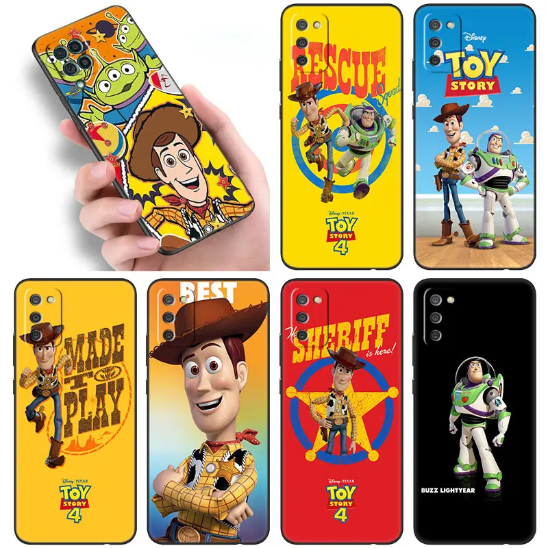 Disney Toy Story Woody Buzz Case For Samsung Galaxy A03S A02S A01 Core A11 A10S A20S A20E A30 A40 A41 A6 A7 A8 Plus 2018 A5 2017