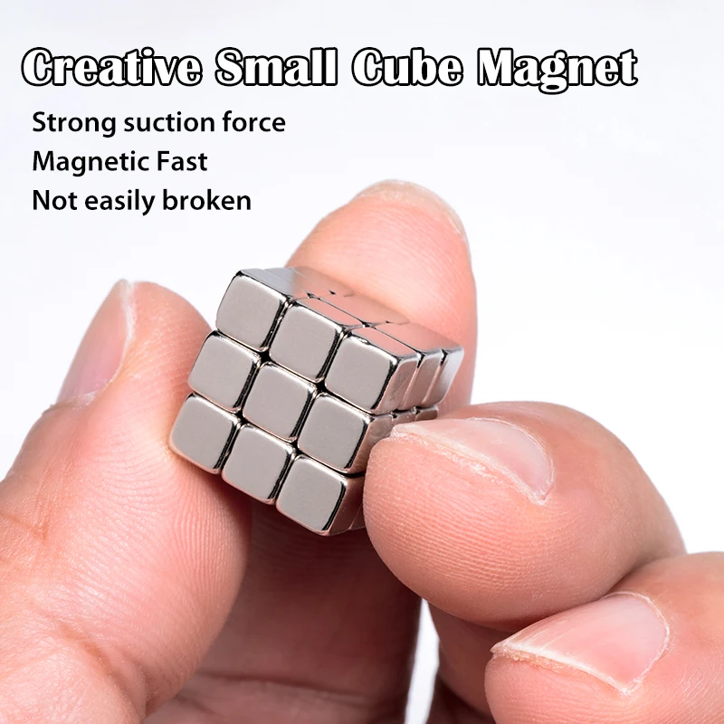 27Pcs Cube Strong Cat Magnet for Nail Gel Polish Strong Nail Magnetic Stick Square Round Multi-Function Magnet Manicure Nail DIY