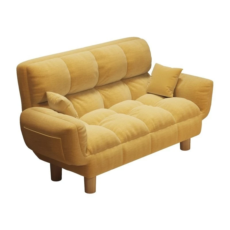 Lazy sofa reclining and sleeping single double folding bedroom small sofa bed