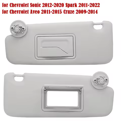 Windshield Sun Visor Shade Shield Sunshade Cover With Make-Up Mirror for Chevrolet Sonic Spark 2012-2020