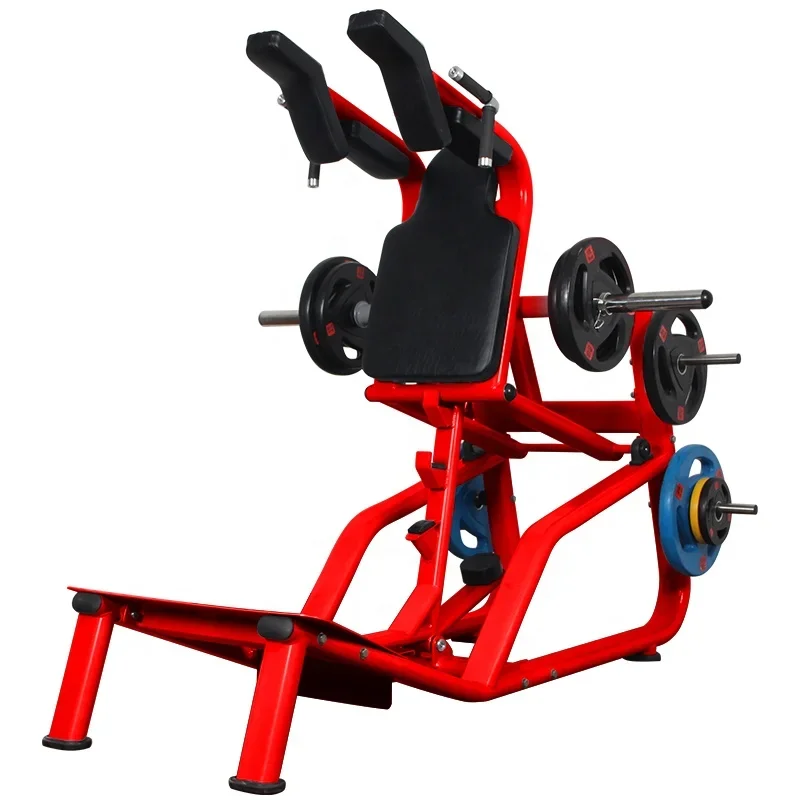 Equipamento profissional de ginástica Fitness, Placa de força carregada Leg Press, Super Squat, Hack Machine para musculação, esportes, comercial