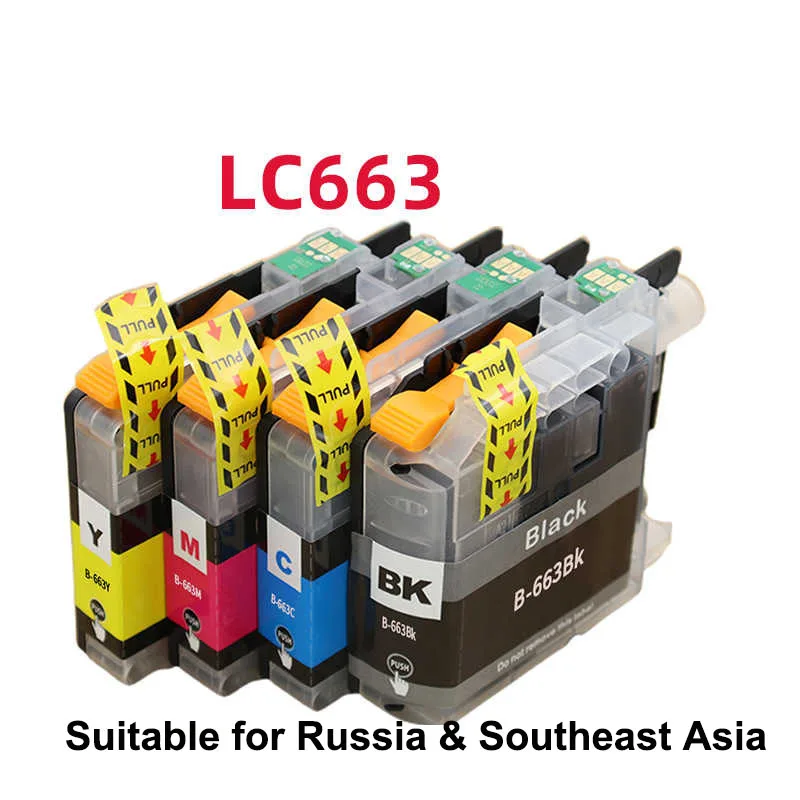 Compatible LC663BK LC669XL LC665C LC665M LC665Y Ink Cartridge Replacement for Brother MFC-J2320 MFC-J2720 Inkjet Printer