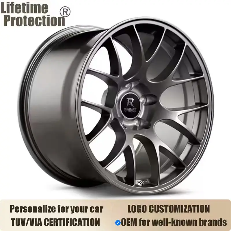 EC-7 Forged Alloy Wheels 16 17 18 19 20 Inch 5x120 5x114.3 For BMW M3 F80 Audi A4 Mercedes-Benz C-Class Porsche 911