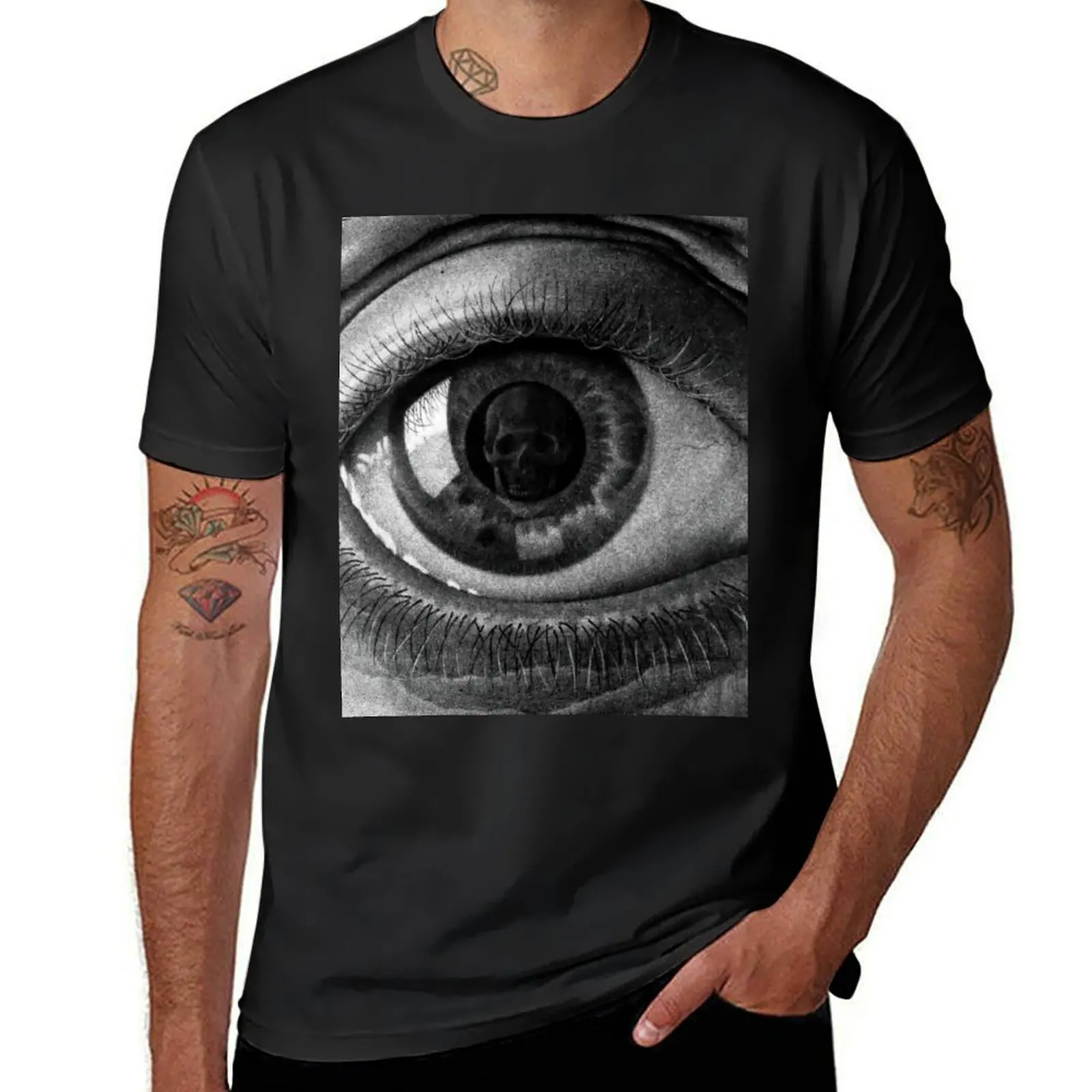 Eye Skull, by M.C. Escher T-Shirt customs design your own hippie clothes vintage mens t shirts casual stylish