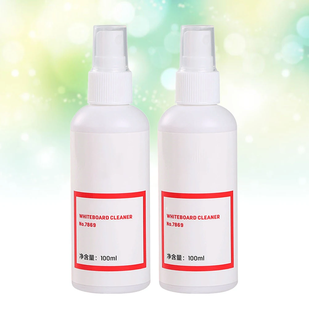 2 قطعة منظف السبورة 100 مل رذاذ لسهولة عملية بيد واحدة المحمولة محلول المياه النظيفة الفصول الدراسية غرفة الاجتماعات الاستخدام #4