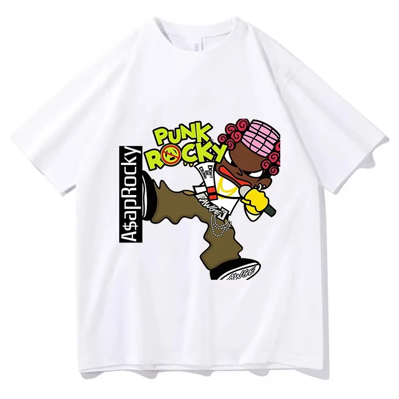 2026 new Portrait pattern T-shirt for both men and women, new summer style, V-neck, Y2K hip-hop style short sleeve T-shirt