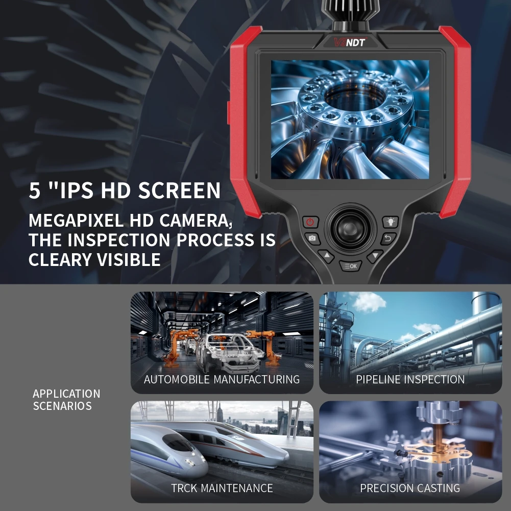 6mm工業用NDTボアスコープ内視鏡、IP67防水、LEDラ - Endoscope Inspection Camera のレビューと価格