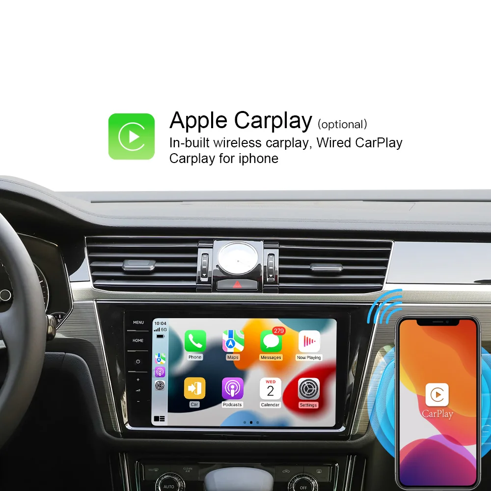 Hualingan Android CarPlay multimedia box for Golf 7 MIB3 Autoradio Apple CarPlay Android Auto head unit stereo upgrade wifi 4G