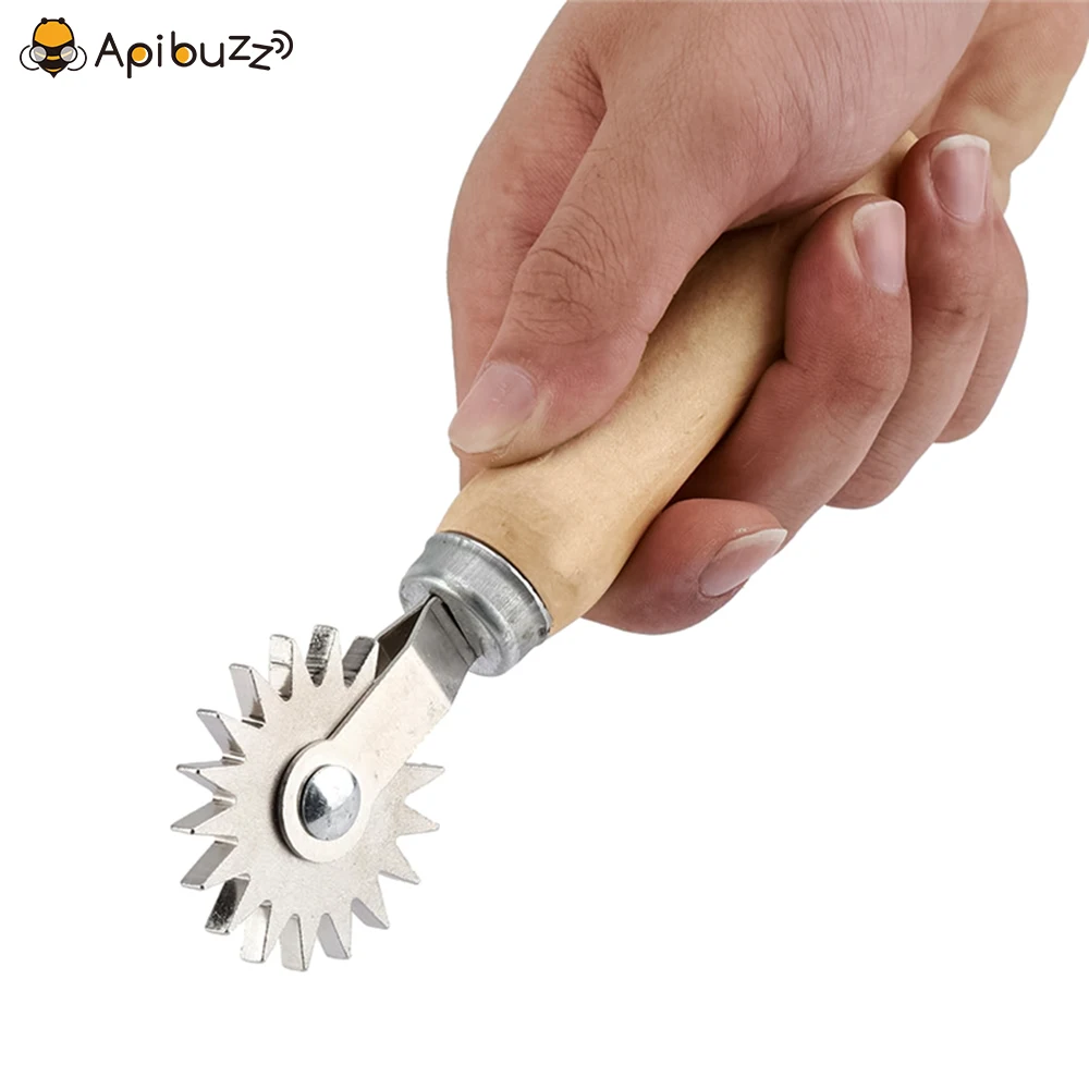 Bee Supply Stainless Steel Large Wax Spur Embedder Beeswax Foundation Wiring Tool Bee Hive Frame Tool Beekeeping Equipment