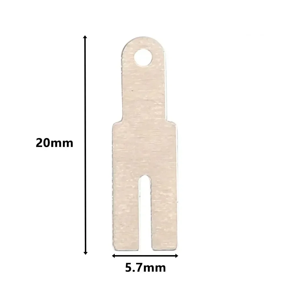 Feuilles de bande de sangle en acier nickelé de type Y, soudage par points de batterie, bande de dégraden forme de Y, accessoires pour outils