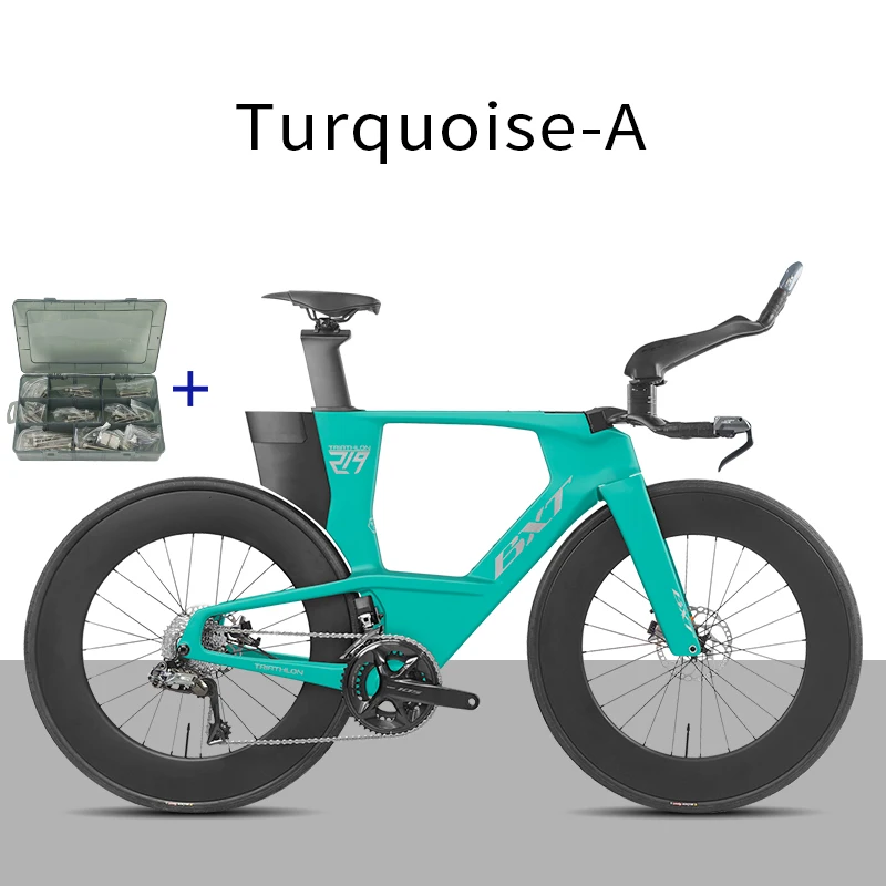 BXT T1000 Carbon TT Bike Triathlon TT Carbon Racefiets met volledig interne bedrading, frame geschikt voor L-TWOO ERX 2×12 speed.