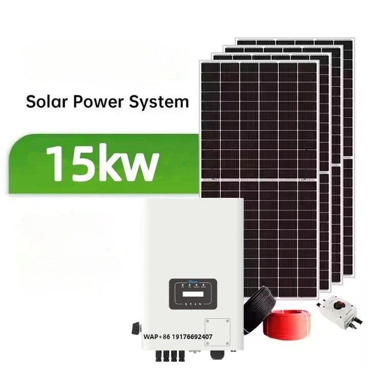 Complete Set 15KW On-Grid Solar System 15KW Deye Inverter Power Generator With JinKO Solar Panels 600w