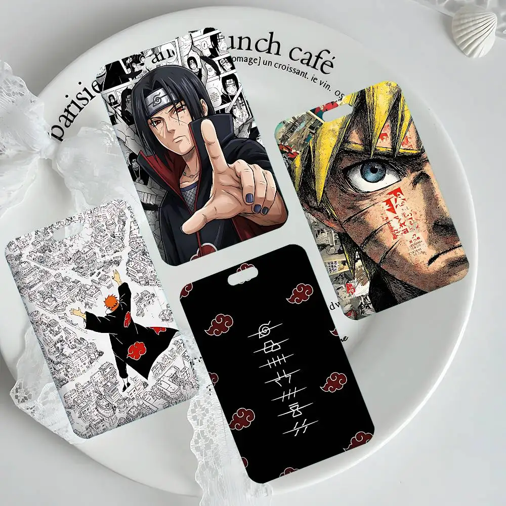 Anime-N-naruto-S Cool NFC Contactless Sliding Card Sleeve For Student Cards, Bus Cards, ID Cards, And Work Permits