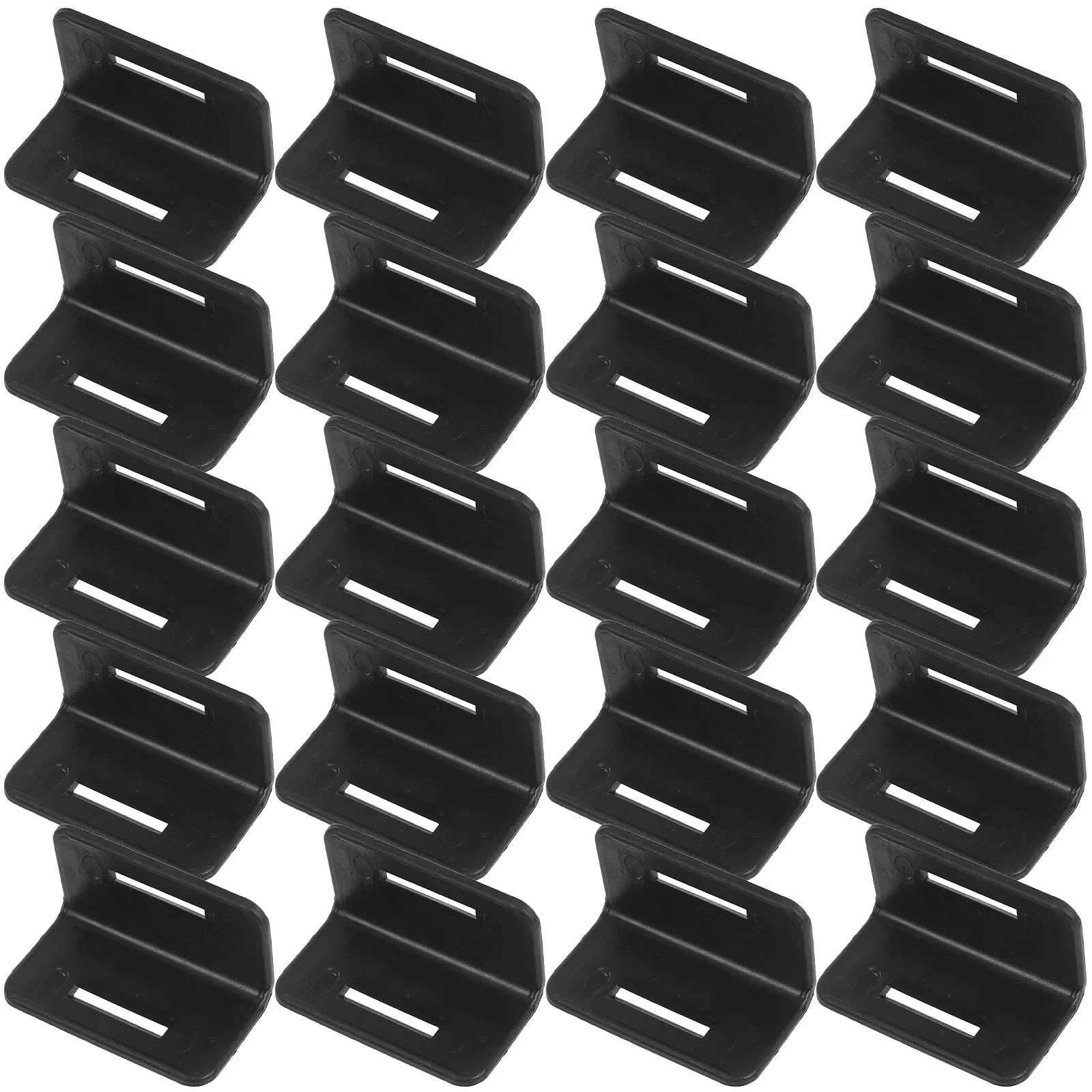 100Pcs L-Shaped Plastic Edge Protectors Heavy Duty Corner Guards for Cargo Loads Strap Protection Packaging Shipping
