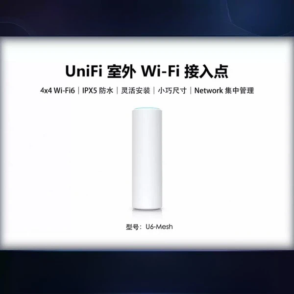 UniFi U6-Mesh UAP-FlexHD WiFi6 Dual Band Wireless AP Indoor Outdoor Wall Pole Mount Desktop WiFi Access Point