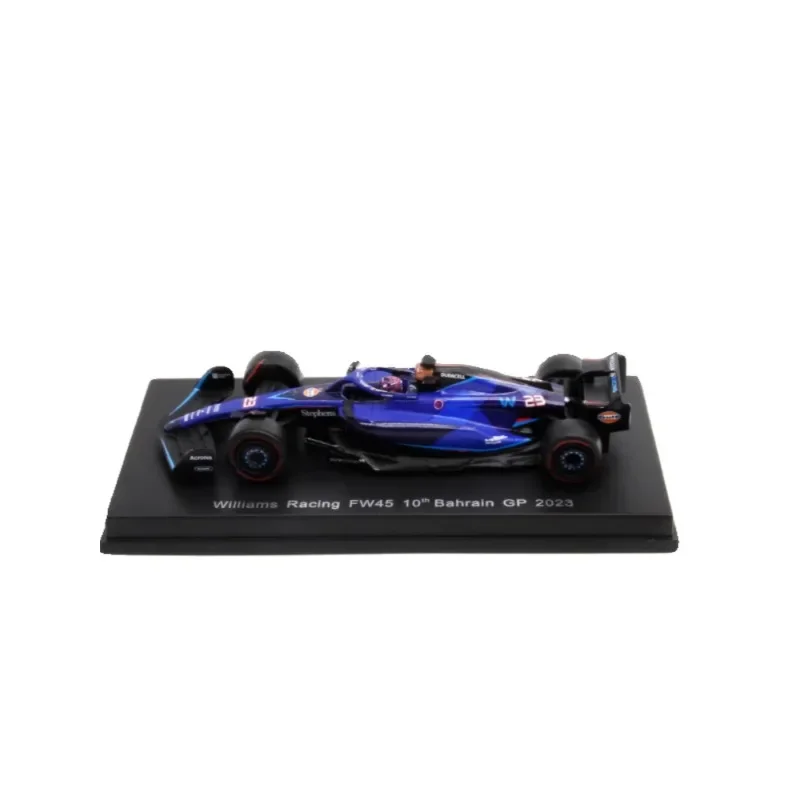 SPARK 1/64 Williams FW45 F1 Grand Prix 2023. Model ze stopu. Kolekcja zabawek dekoracyjnych dla dzieci, prezenty świąteczne dla przyjaciół.