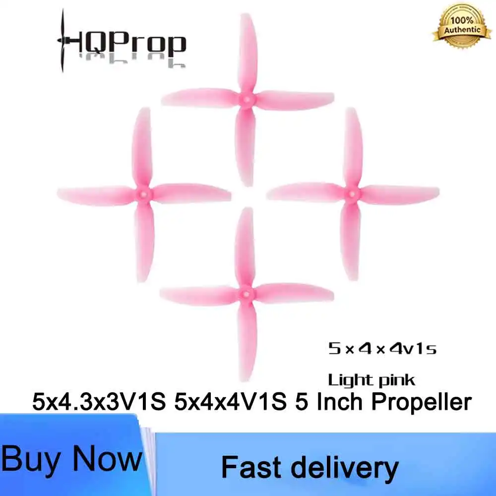 HQProp 5x4.3x3V1S 5x4x4V1S 5 Inch Propeller 3 Blade 4 Blade PC FPV Racing Freestyle Drone Props For FPV Drone Accessories