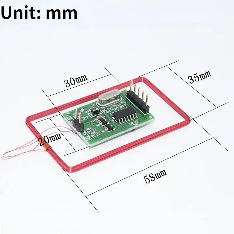 ID Radio Frequency Card Reader Module RFID Module Building Intercom 125KHz WG26