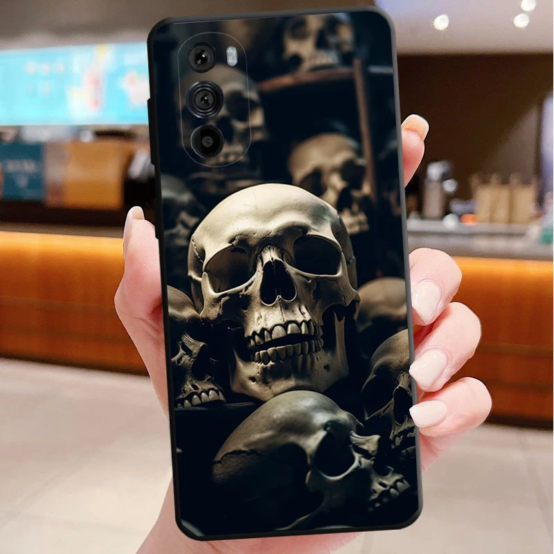 

Phone Case For Motorola Edge 50 40 Pro 60 50 40 30 Ultra Neo Fusion Moto G Play G Stylus G Power G Skull