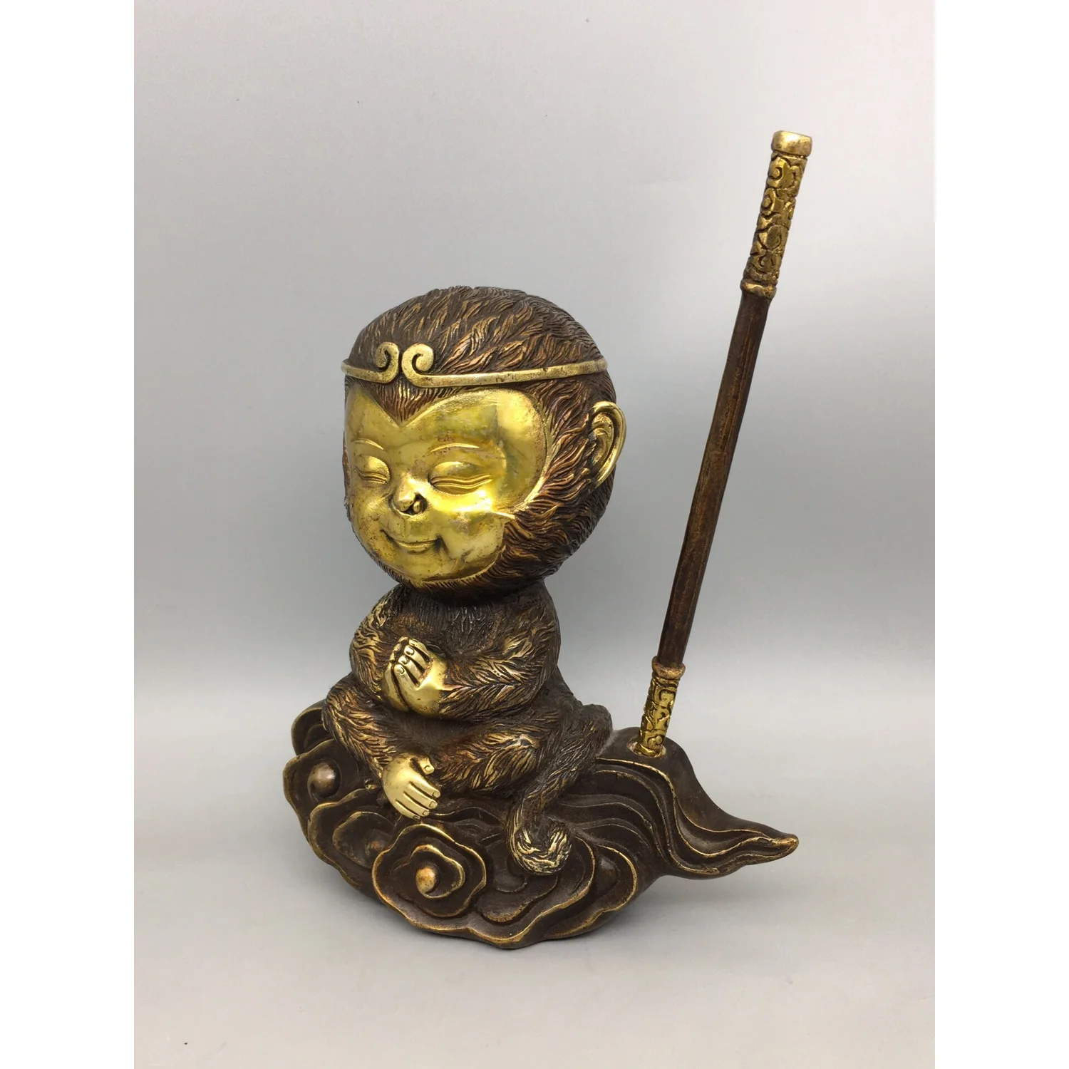 Cute monkey wukong, the monkey king Buddha Statue Sculpture Figurines Home Garden Decoration Statues For House ﻿