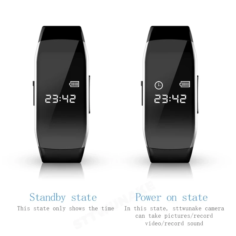 Mini Camera 1080P HD DV Small Cam Audio Voice Video Recorder Bracelet Micro Camcorder Wristband Support Hidden TF Card