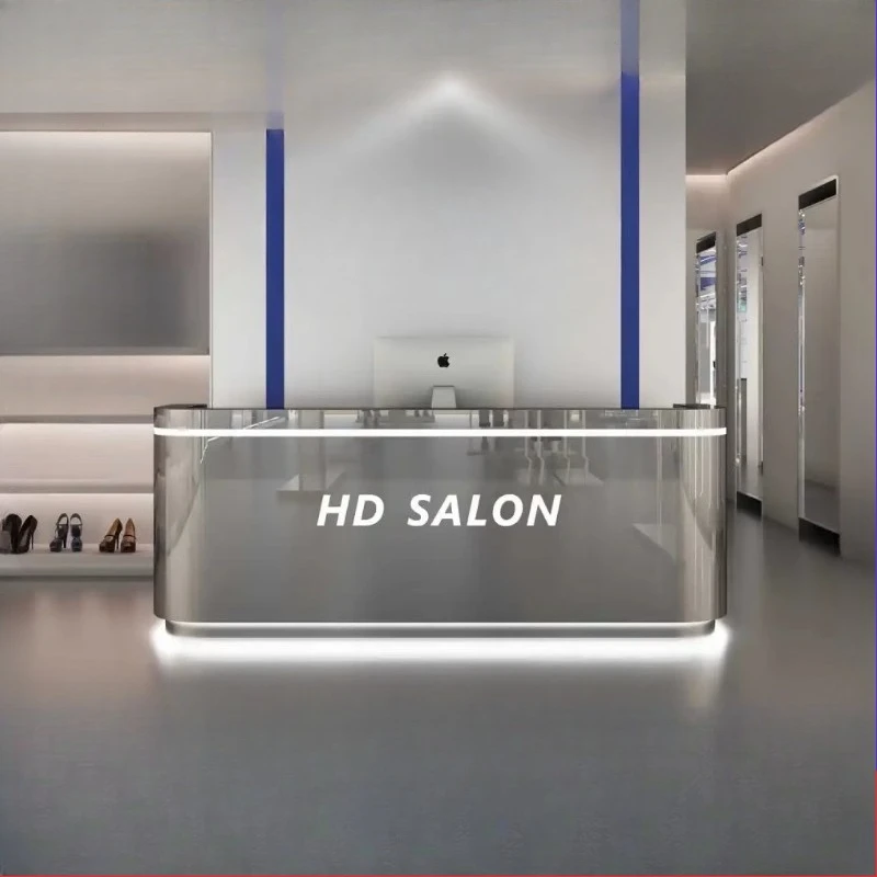 

Supermarket Cash Bench Counter Beauty Salon Shop Customer Reception Desk Hotel Office Business Display Church Pulpit Furniture