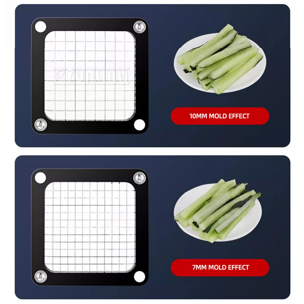 Stainless Steel French Fries Cutter Commercial Manual Potato Strip Cutter Wall Mounted