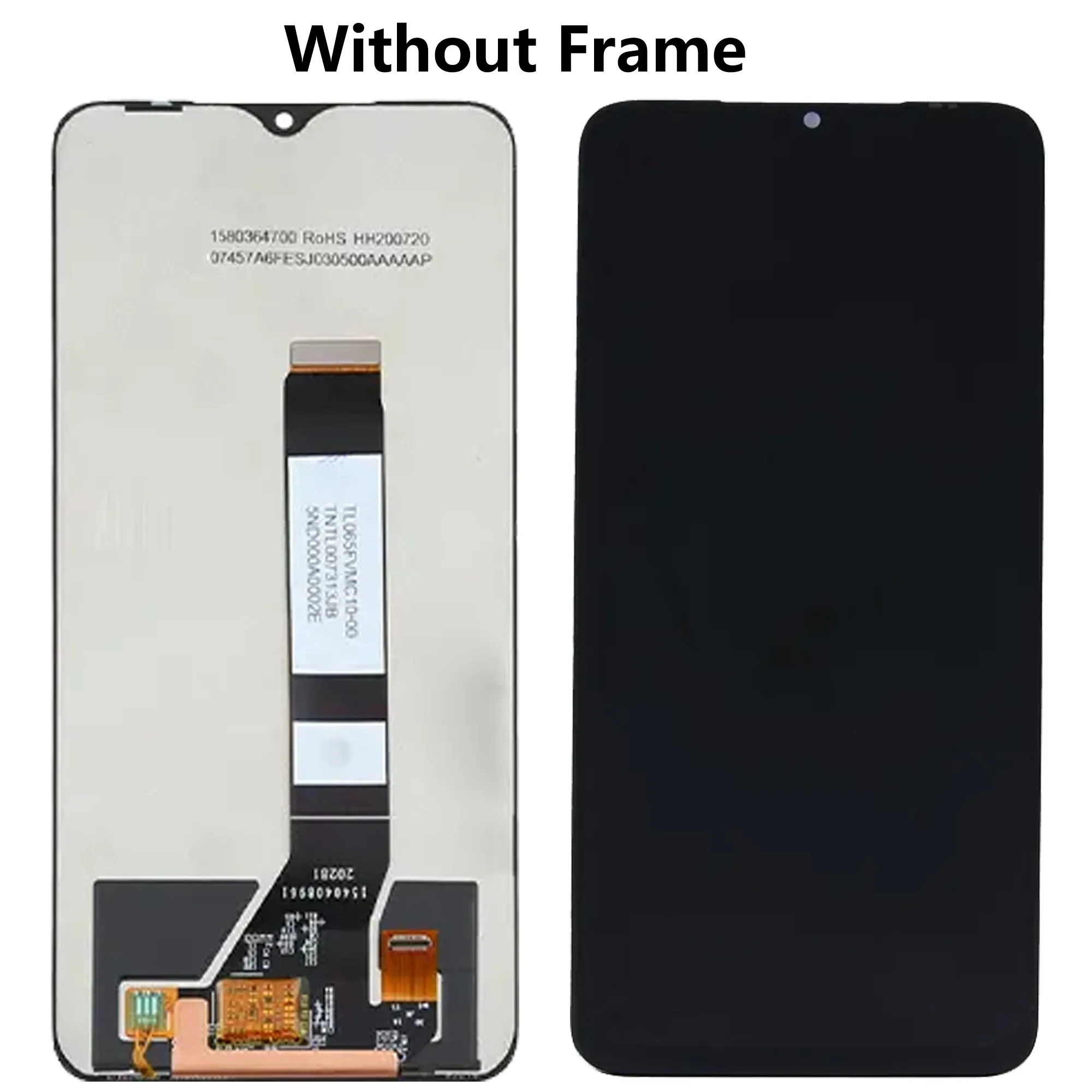 Pantalla For Xiaomi Redmi 9T Touch Screen Digitizer Assembly With Frame M2010J19SG  J19SY LCD Display Replacement Repair Parts