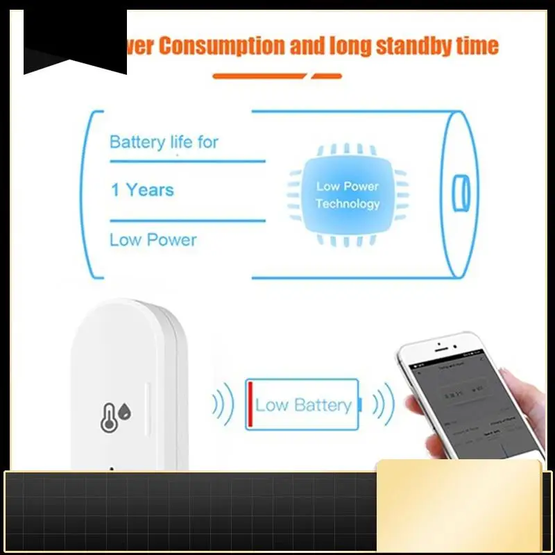

2 шт. Tuya Zigbee умный датчик температуры и влажности уличный гигрометр термометр мини температура Humi-N33R