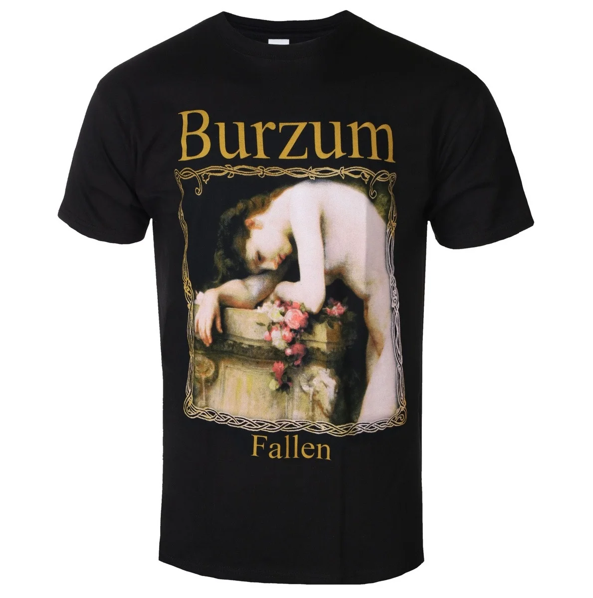 Burzum Black‑metal Band Meme‑style Graphic Short Sleeve Top Men Women Portrait Figure Printed with Band Logo and Varg